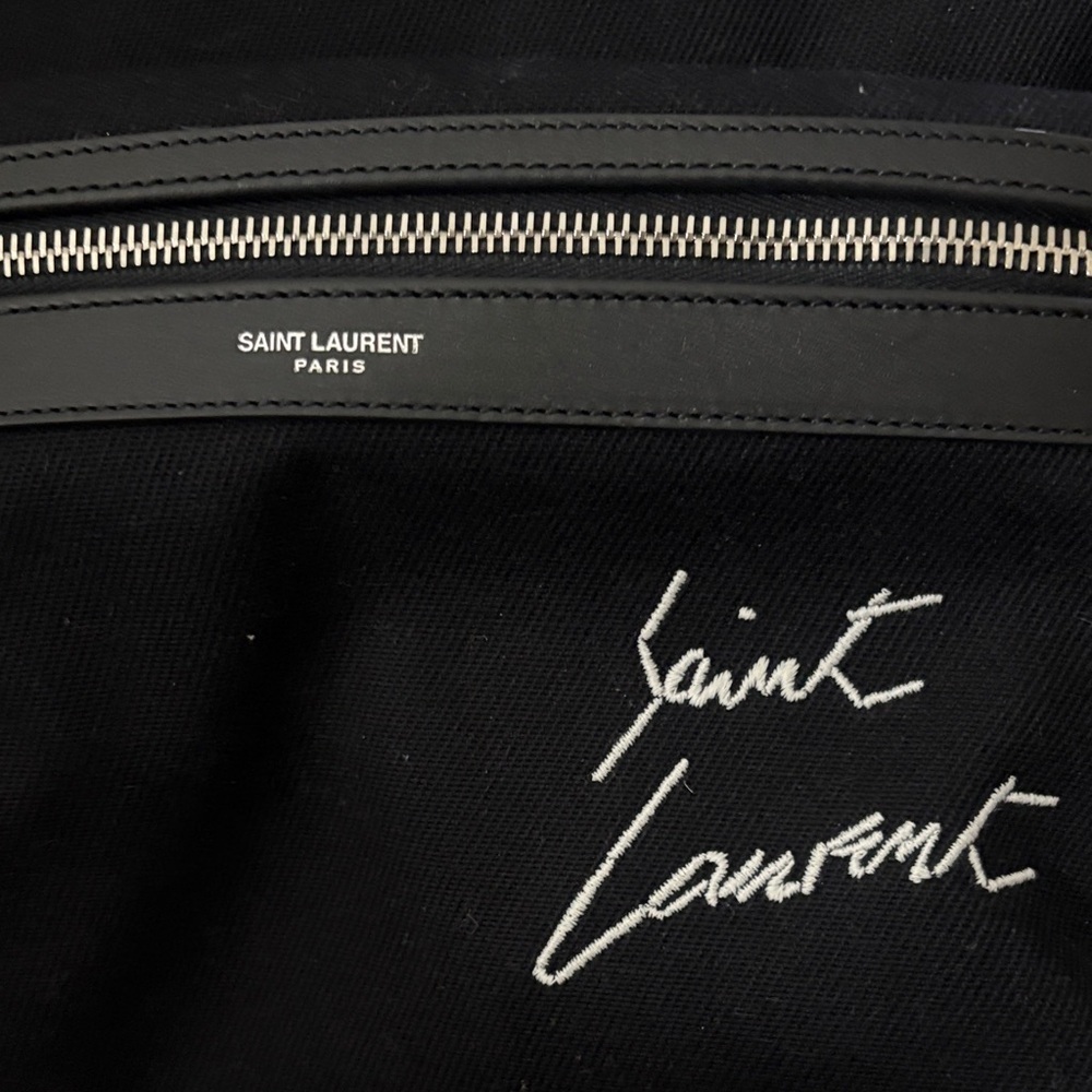 Saint Laurent Classic Black Large Backpack 12”x16”x5.5” Unisex - Picture 10 of 12